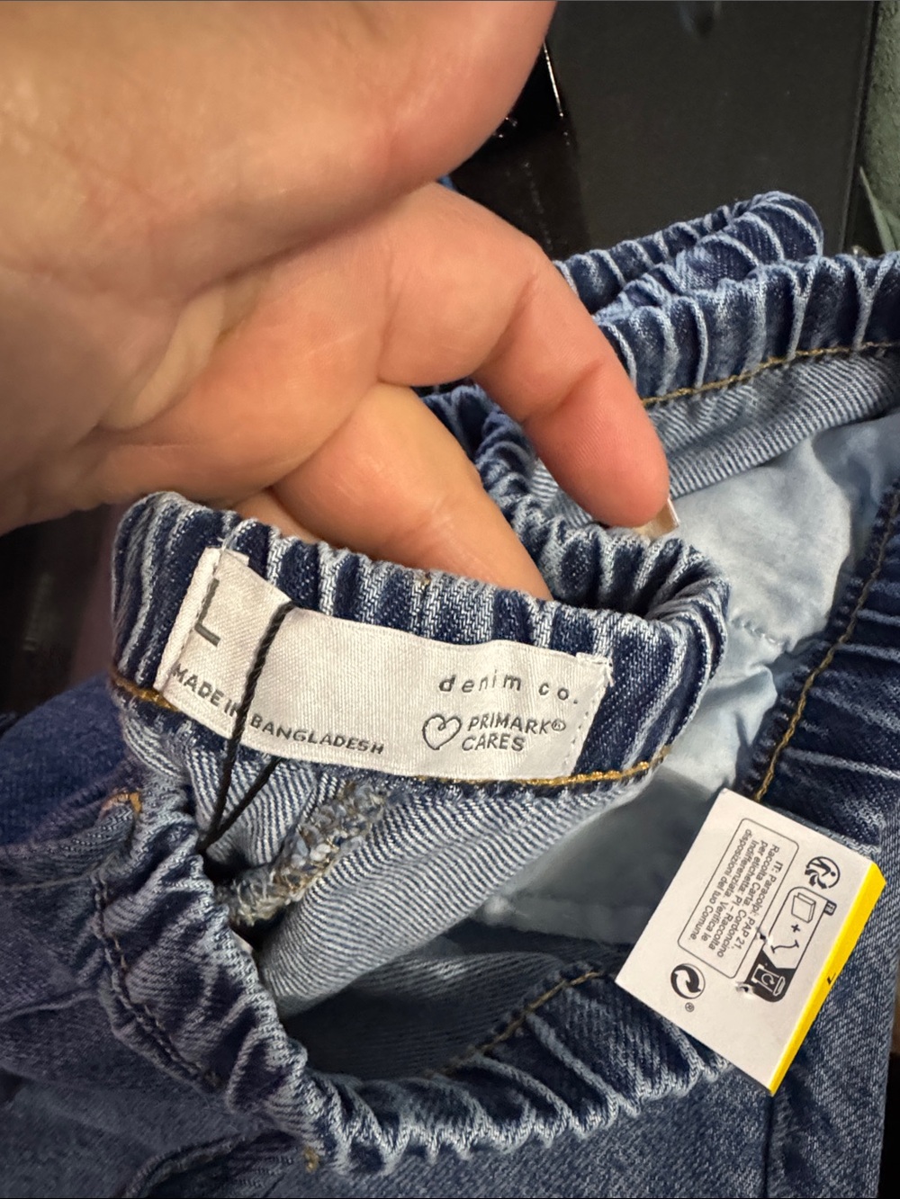 Women’s Blue Denim Jogger Jeans - Picture 5 of 8